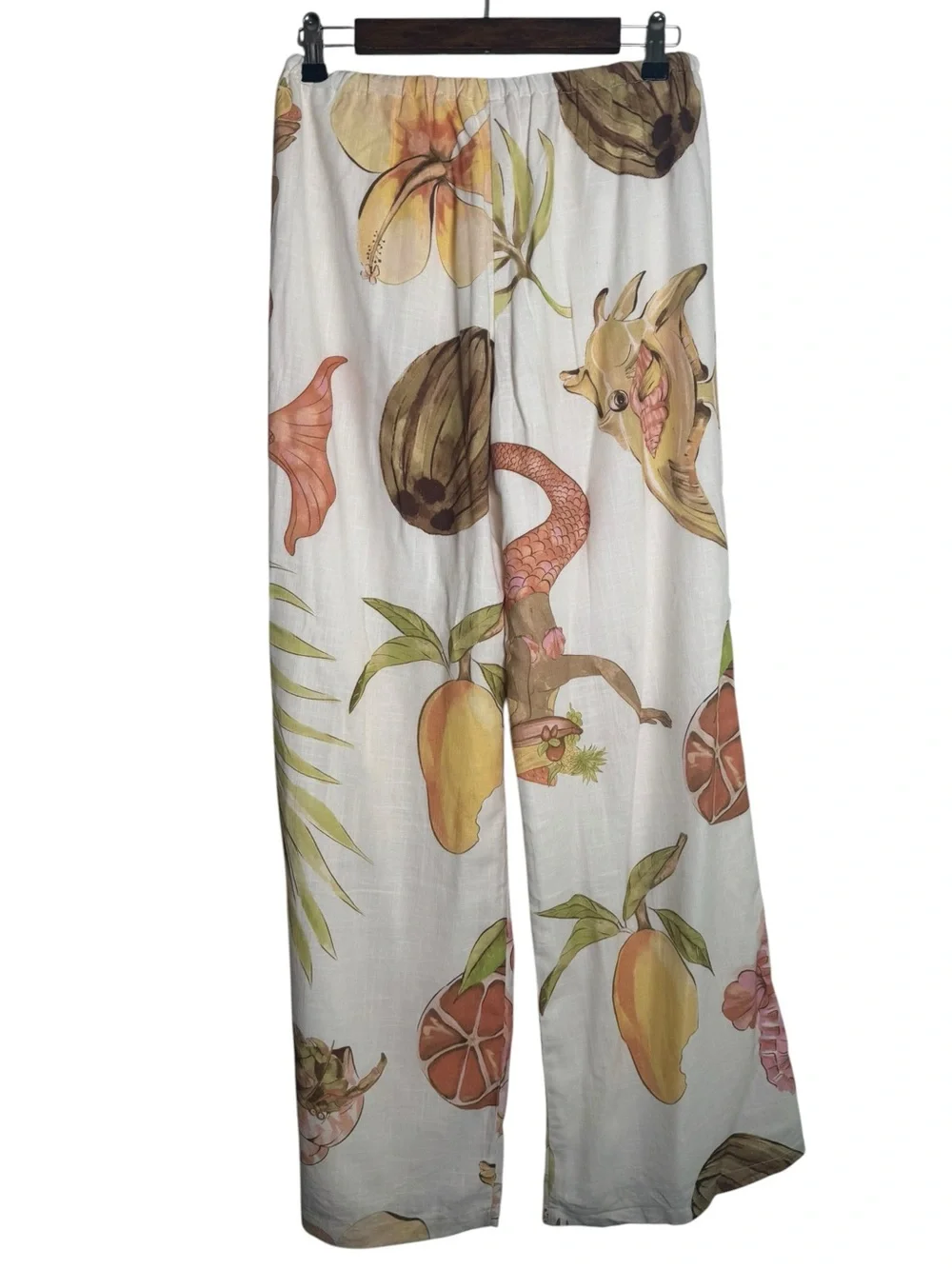 SABO 2 Piece Kaia Linen Blend Strapless Top & Relaxed Pant in Island Time
